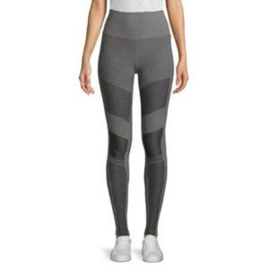 HIGH-WAIST MOTO LEGGING - Anthracite Heather